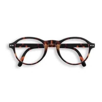 Izipizi Tortoise Foldable Frame Style F Reading Glasses In Brown