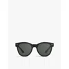 Izipizi Womens Black #n Oversized Square-framed Sunglasses
