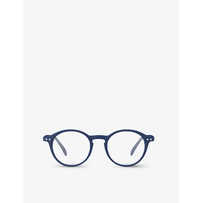 Izipizi Women's Navy #d Round-frame Polycarbonate Reading Glasses