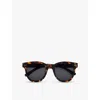 Izipizi Womens Tortoise #n Oversized Square-framed Sunglasses In Tortoise