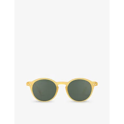 Izipizi Womens Yellow Honey #d Round-framed Sunglasses