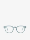 Izipizi Women's Blue #c Round-frame Polycarbonate Reading Glasses