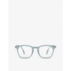 Izipizi Women's Blue #e Square-frame Polycarbonate Reading Glasses