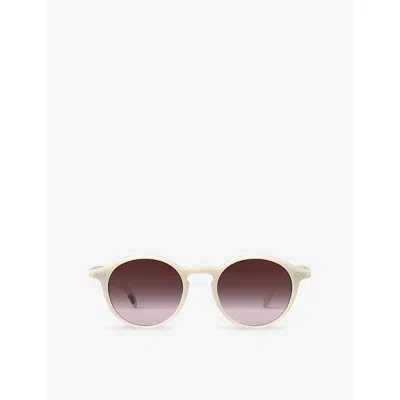 Izipizi Womens #d Vintage Round-frame Acetate Sunglasses