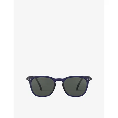 Izipizi Womens  #e Square-frame Acetate Sunglasses In Midnight Blue