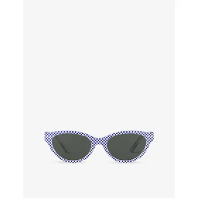 Izipizi Womens Luz Cat-eye Acetate Sunglasses In Green