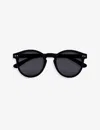 Izipizi Womens #m Round-framed Black Sunglasses