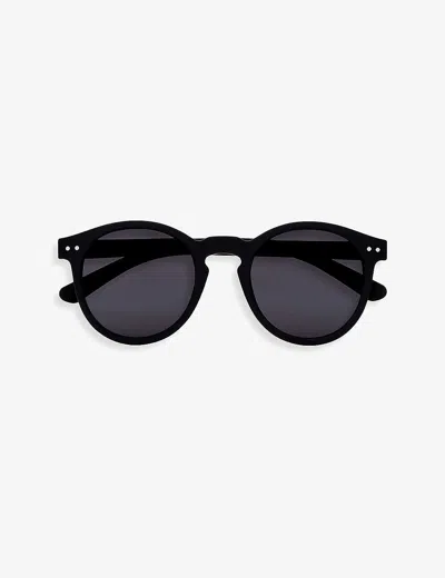 Izipizi Womens #m Round-framed Black Sunglasses