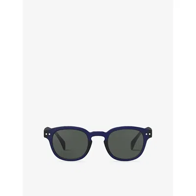 Izipizi Womens Midnight Blue #c Square-frame Acetate Sunglasses