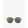 Izipizi Womens #office Square-frame Acetate Sunglasses