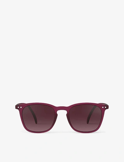 Izipizi Women's Purple #e Square-frame Polycarbonate Sunglasses