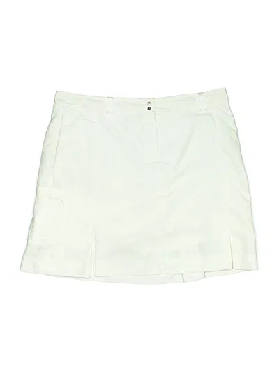 Pre-owned Izod Active Skort In White