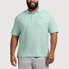 Izod Advantage Performance Big And Tall Mens Classic Fit Short Sleeve Polo Shirt In Green