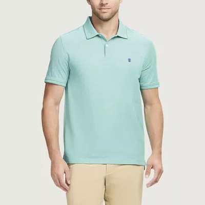 Izod Advantage Performance Mens Classic Fit Short Sleeve Polo Shirt In Green
