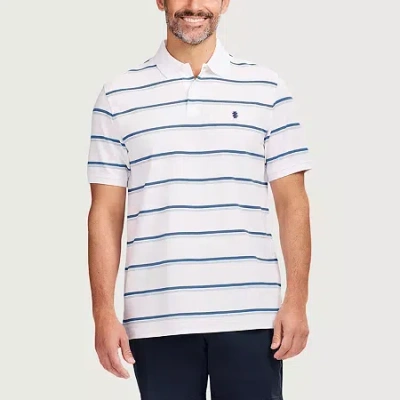 Izod Advantage Performance Mens Classic Fit Short Sleeve Polo Shirt In Multi