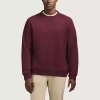 Izod Advantage Performance Mens Crew Neck Long Sleeve Sweatshirt In Burgundy