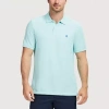 Izod Advantage Performance Mens Regular Fit Short Sleeve Polo Shirt In Blue