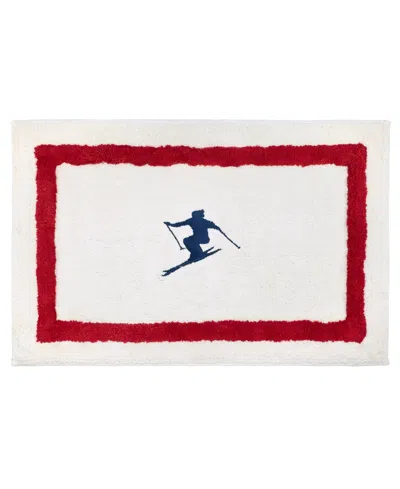 Izod Alpine Cotton Bath Rug, 20" X 32" In Blue