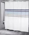 IZOD AUGUSTA STRIPE SHOWER CURTAIN, 72" X 72"