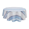 Izod Breakers Stripe Tablecloth In Blue