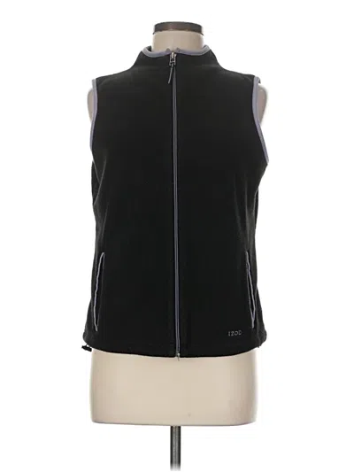Pre-owned Izod Cardigan Sweater In Black