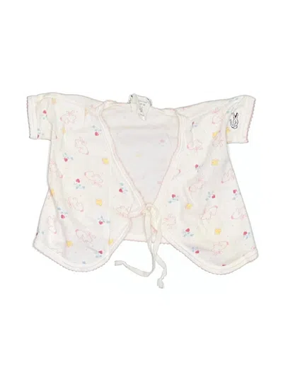 Pre-owned Izod Kids' Cardigan Sweater In Ivory