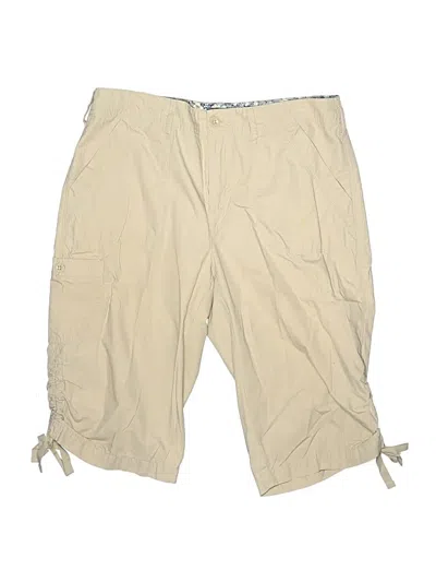 Pre-owned Izod Cargo Shorts In Tan