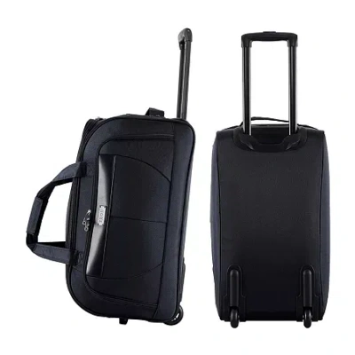 Izod Carol 32" Rolling Duffel In Black