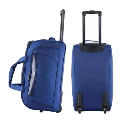 Izod Carol 32" Rolling Duffel In Blue