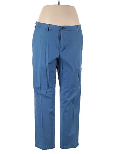 Pre-owned Izod Casual Pants In Blue