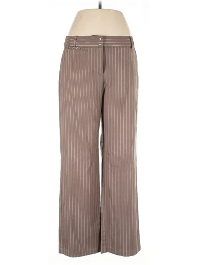 Pre-owned Izod Casual Pants In Brown