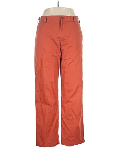 Pre-owned Izod Casual Pants In Orange