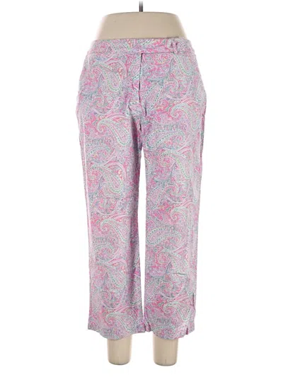 Pre-owned Izod Casual Pants In Pink