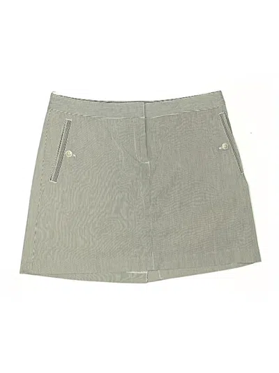 Pre-owned Izod Casual Skirt In Gray
