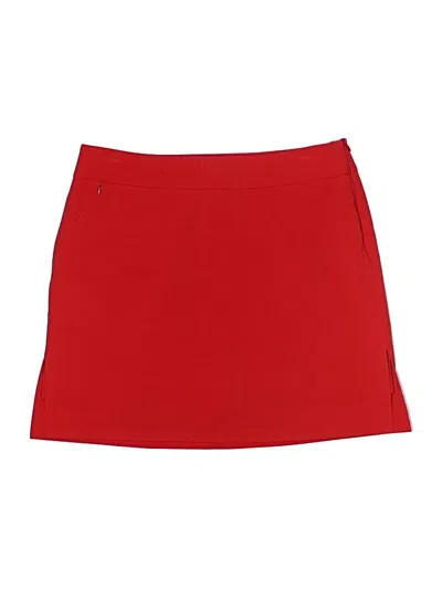Pre-owned Izod Casual Skirt In Red