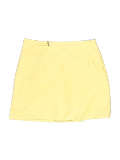 Pre-owned Izod Casual Skirt In Yellow