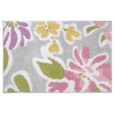 Izod Catalina Multicolor Rug In White;green;gray;pink