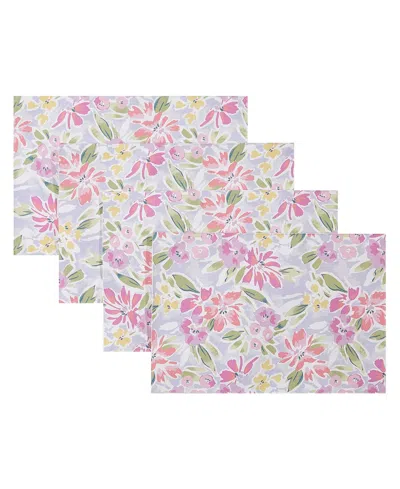 Izod Catalina Placemats 13" X 19", Set Of 4 In Multi