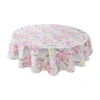 Izod Catalina Round Tablecloth In Pink