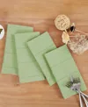 Izod Chadwick Fabric Napkins, Set Of 4 In Laurel