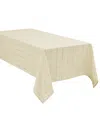 Izod Chadwick Lurex Tablecloth, 60" X 102" In Linen Gold