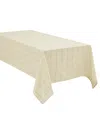 Izod Chadwick Lurex Tablecloth, 60" X 144" In Linen Gold