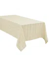 Izod Chadwick Lurex Tablecloth, 60" X 84" In Linen Gold