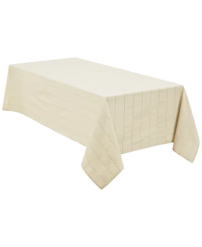 Izod Chadwick Oblong Tablecloth, 60" X 102" In Ivory