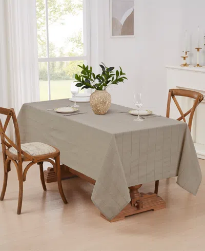 Izod Chadwick Oblong Tablecloth, 60" X 84" In Linen