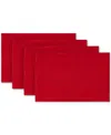 Izod Chadwick Placemats, Set Of 4 In Red
