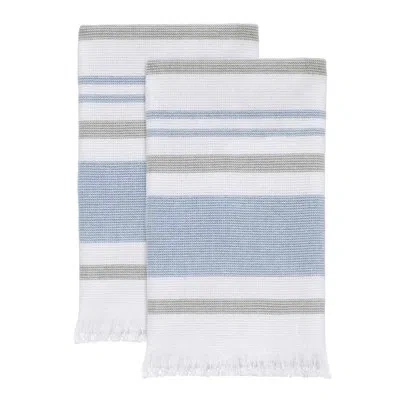 Izod Clubhouse Stripe 2 - Piece Guest Room Case Pack In Blue