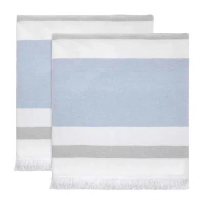 Izod Clubhouse Stripe 2 - Piece Guest Room Case Pack In Blue
