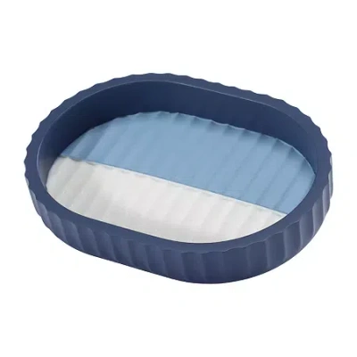 Izod Clubhouse Stripe Soap Dish In Blue