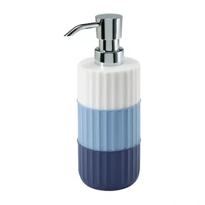 Izod Clubhouse Stripe Soap Dispenser In Blue